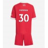 Liverpool Jeremie Frimpong #30 Hemmakläder Barn 2025-26 Kortärmad (+ Korta byxor)